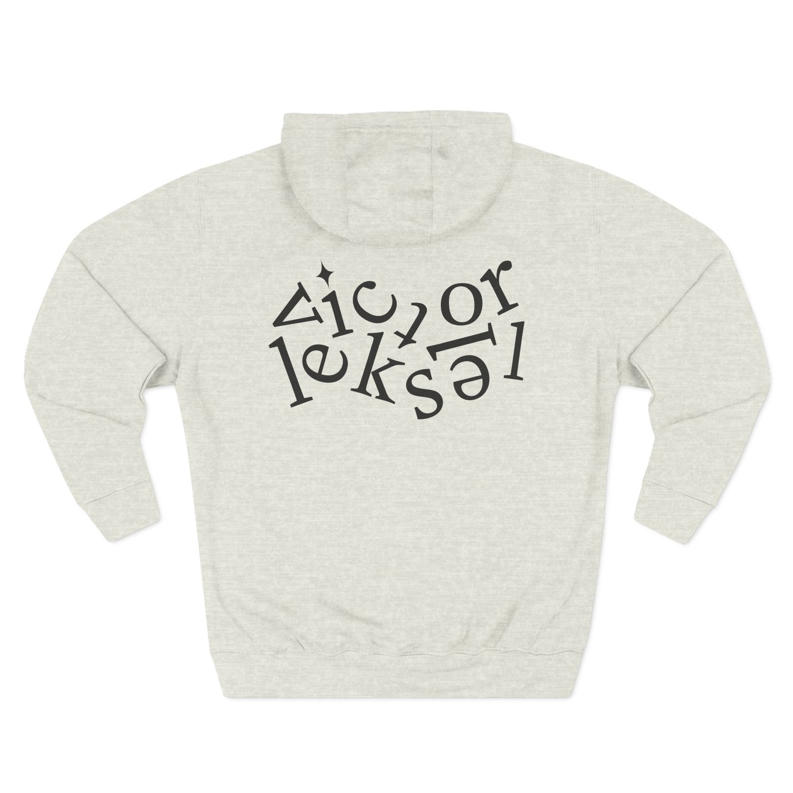 Victor Leksell Three-Panel Fleece Hoodie