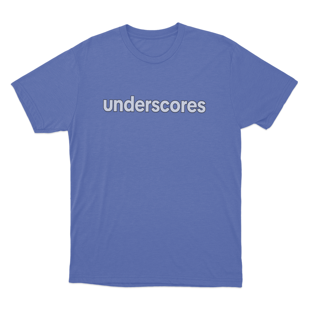 Underscores Text Unisex T Shirt | Underscores Merch